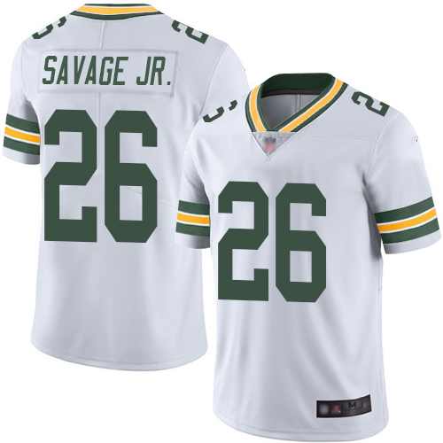 Men Green Bay Packers #26 Darnell Savage Jr White Limited Vapor Untouchable NFL jersey->women nfl jersey->Women Jersey
